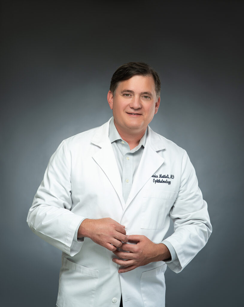 LASIK surgeon, Dr. Fred Mattioli, ready to perform LASIK in Houston